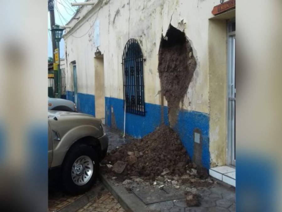 Fuertes lluvias han causado severos daños en Comayagua