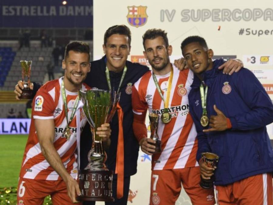Imágenes para la historia: Choco Lozano, campeón con Girona de Supercopa de Catalunya