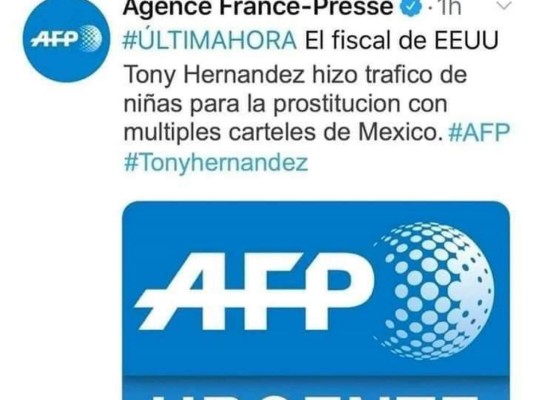 Medios internacionales hacen eco del juicio contra Tony Hernández