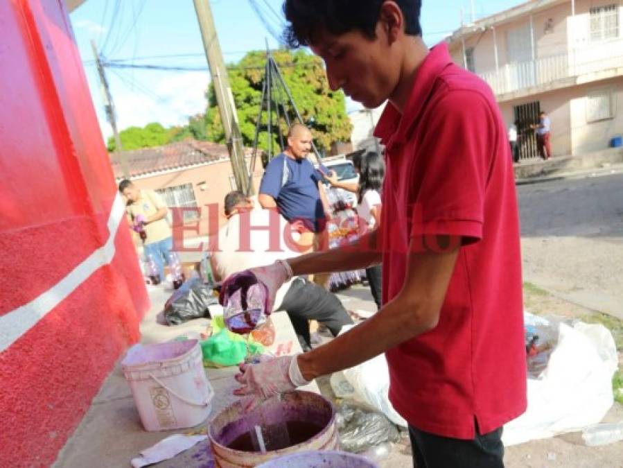 Fotos: Así promueven la ecológica Navidad en barrios deprimidos de la capital de Honduras