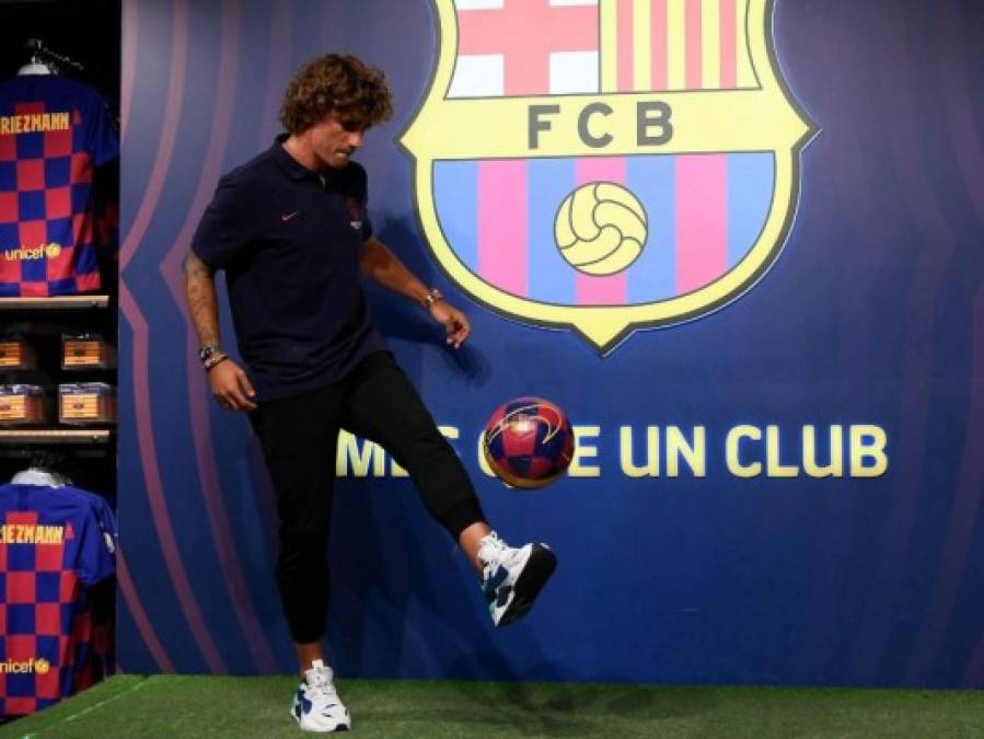 FOTOS: Así fue la presentación de Antoine Griezmann con el Barcelona