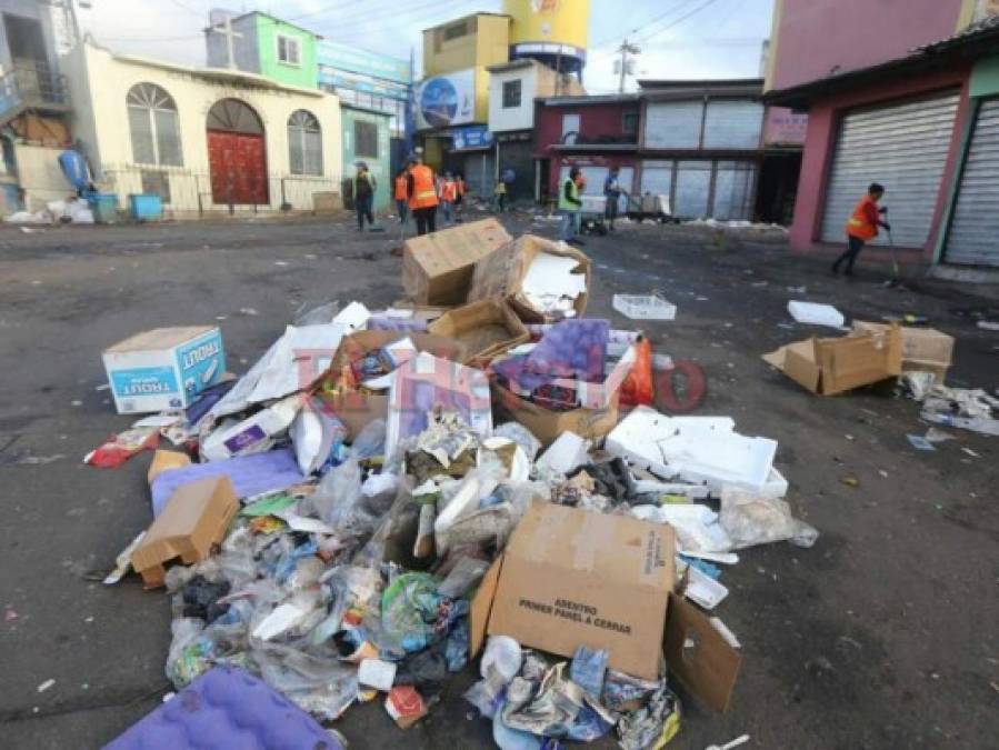 Más de 100 toneladas de basura dejó la Navidad en las calles capitalinas