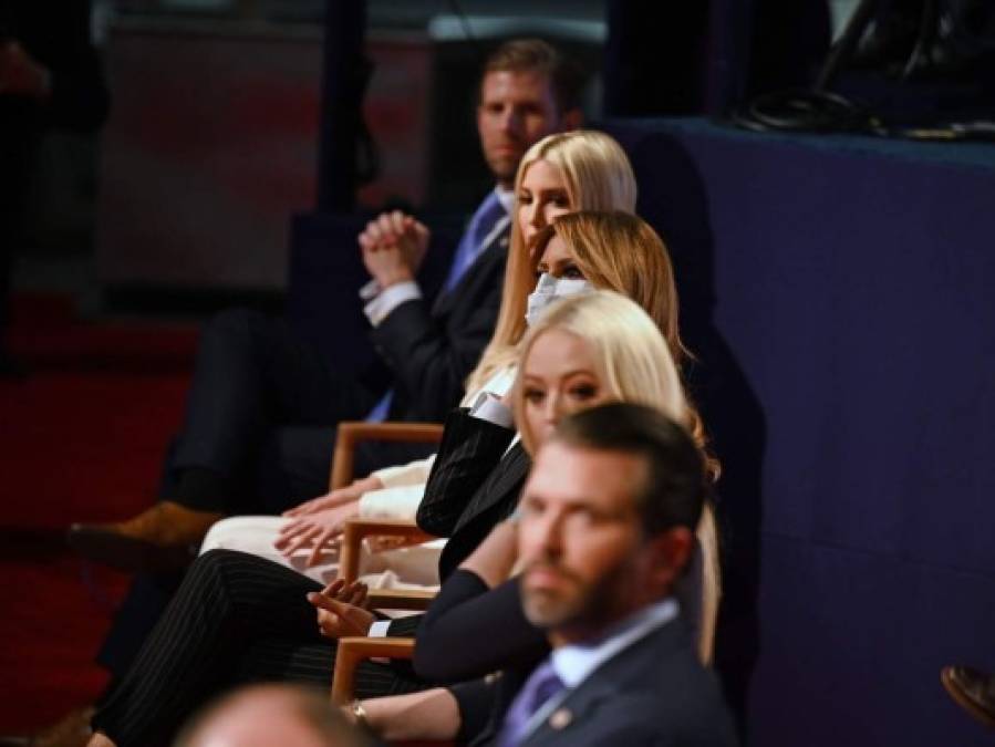 Elegantes y sofisticados, así lució la familia Trump en el debate presidencial