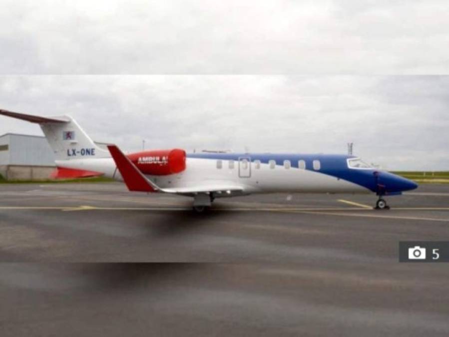 El cómodo y exclusivo avión ambulancia que llevó a Cristiano Ronaldo a Turín