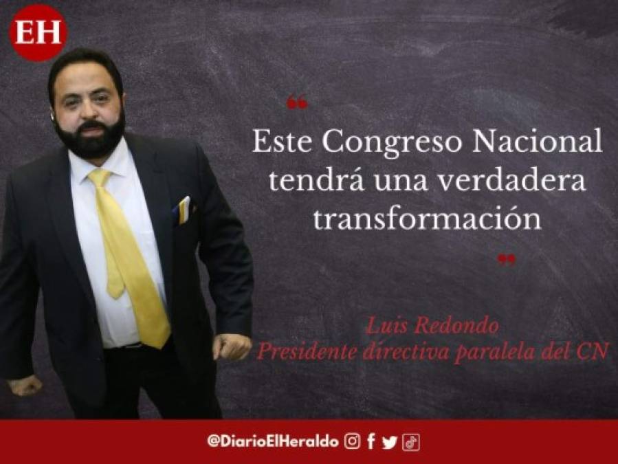 'Nosotros vamos a ser luz': frases de Luis Redondo, presidente de la directiva paralela del CN