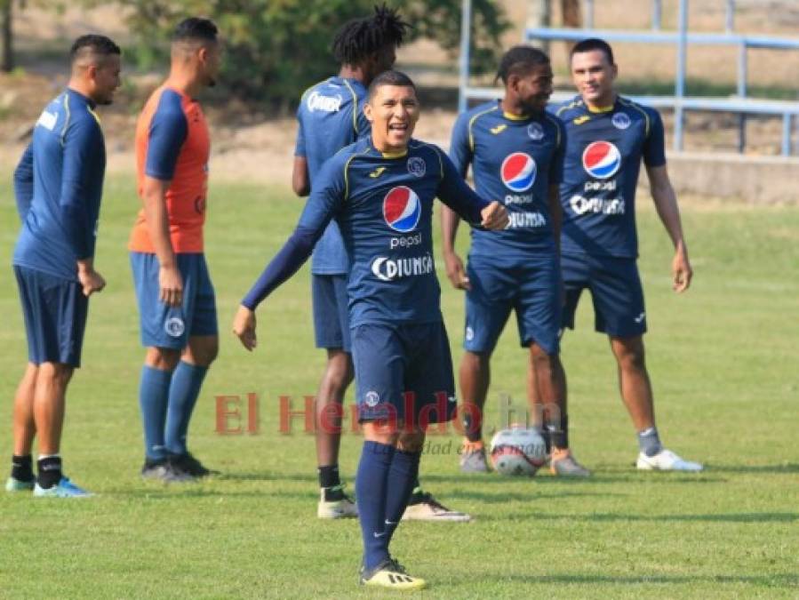 El entrenamiento de Motagua este miércoles en Amarateca previo al duelo ante Marathón