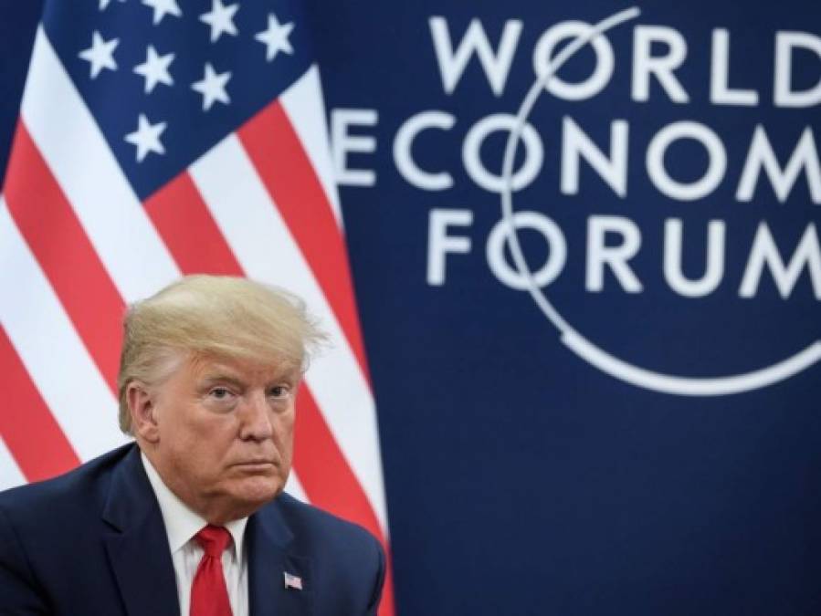 FOTOS: Trump ignoró el juicio político y presumió su modelo económico en Davos