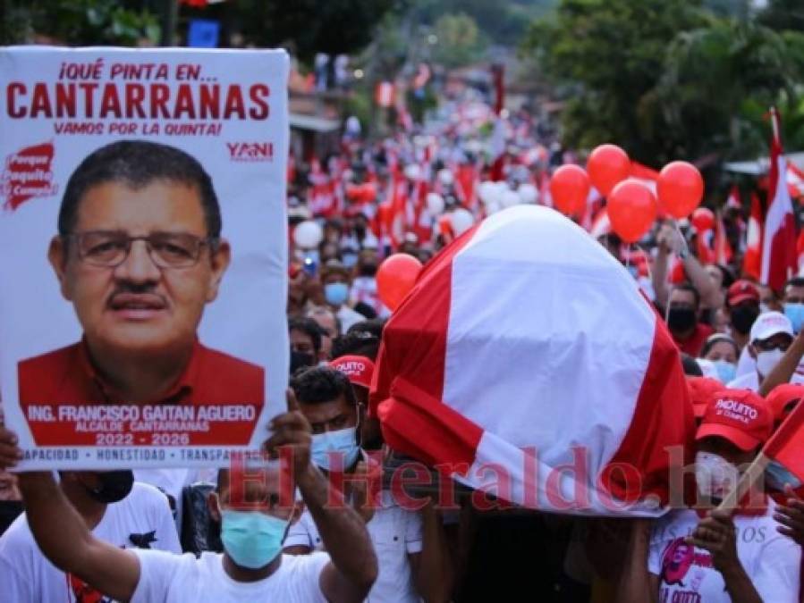 Entre consternación y llanto entierran a 'Paquito' Gaitán, alcalde de Cantarranas