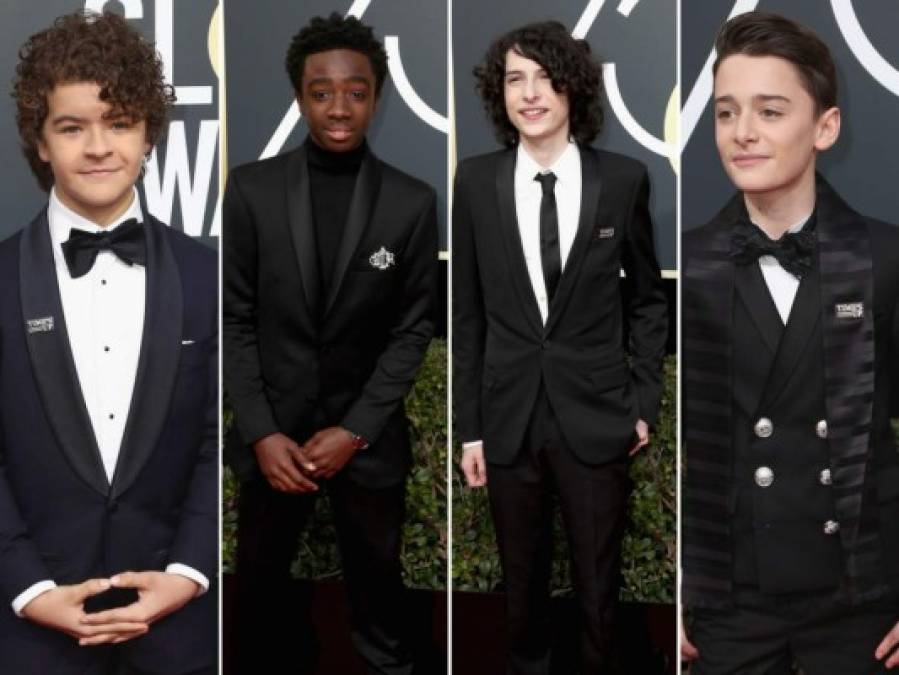 FOTOS: Así llegaron los protagonistas de Stranger Things a los Golden Globes