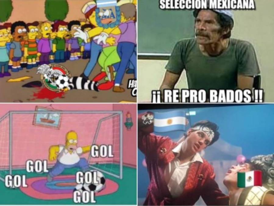 Crueles memes de la goleada que Argentina le dio a México