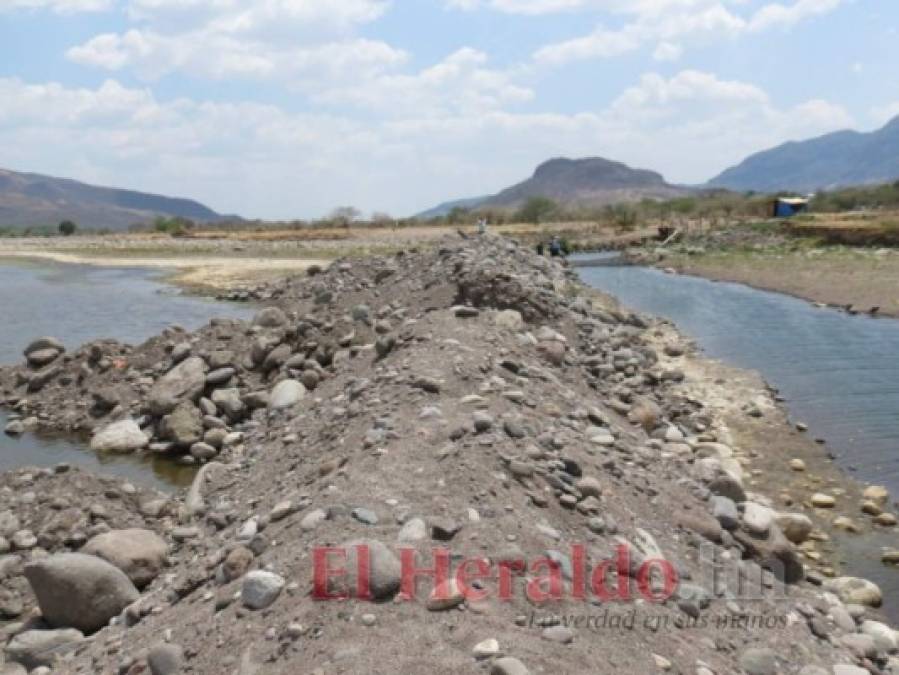 La sequía del río Choluteca reflejada en ocho imágenes