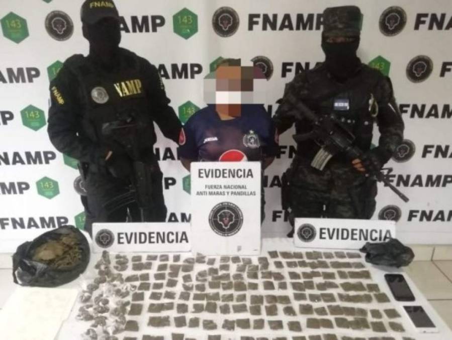 Drogas, armas y dinero: decomisos de las últimas capturas en Honduras