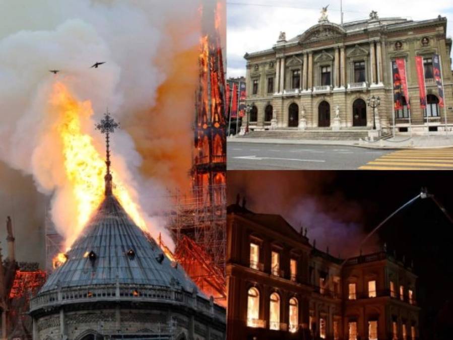FOTOS: Tesoros del patrimonio mundial que han sido consumidos por las llamas