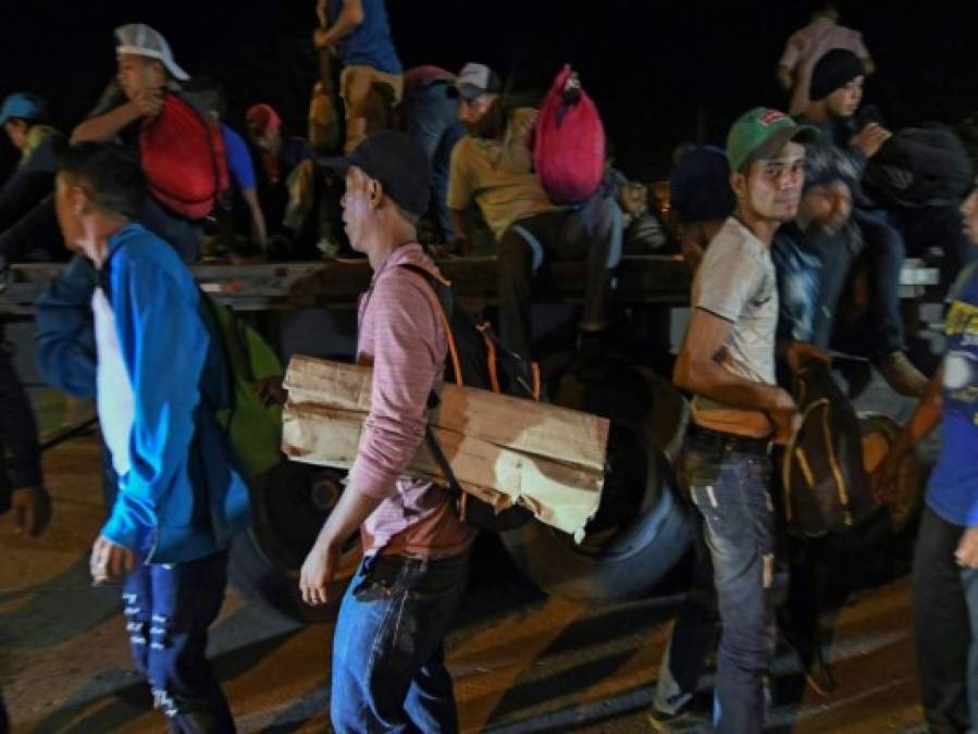 FOTOS: Así avanza la nueva caravana migrante rumbo a EE UU