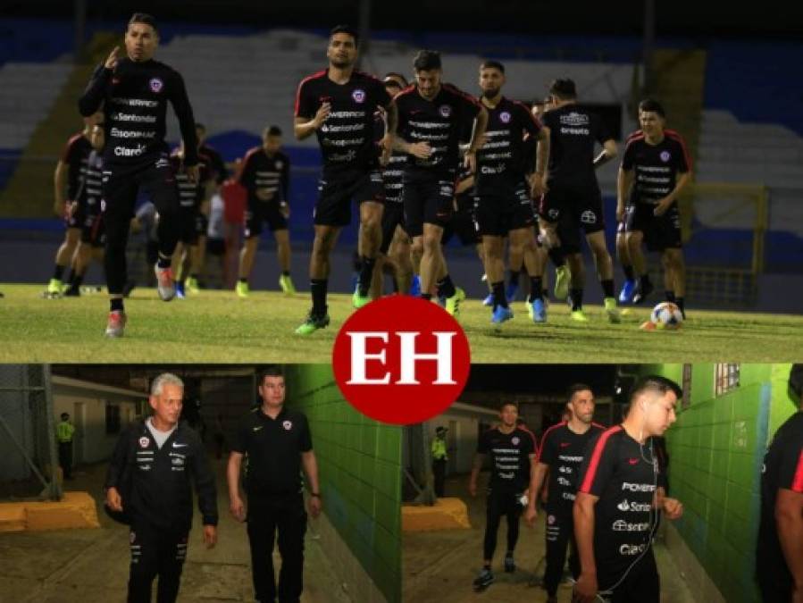 FOTOS: Chile entrena en el Morazán, en el regreso de Rueda a San Pedro Sula