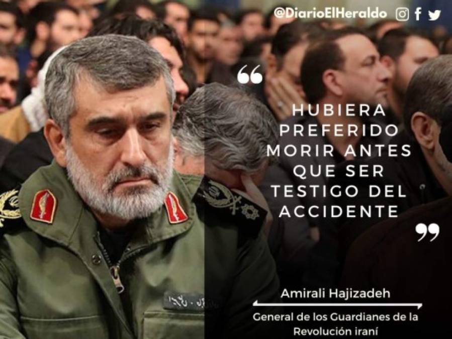 'Serán juzgados' y 'hubiera preferido morir': frases de autoridades iraníes tras derribo de avión ucraniano