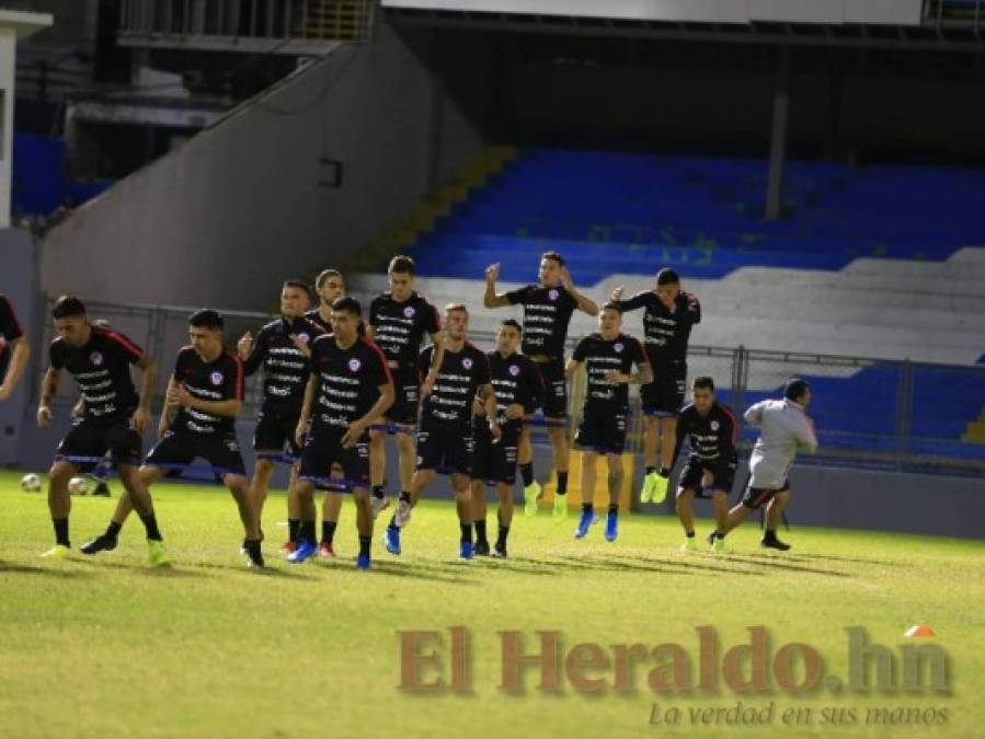 FOTOS: Chile entrena en el Morazán, en el regreso de Rueda a San Pedro Sula