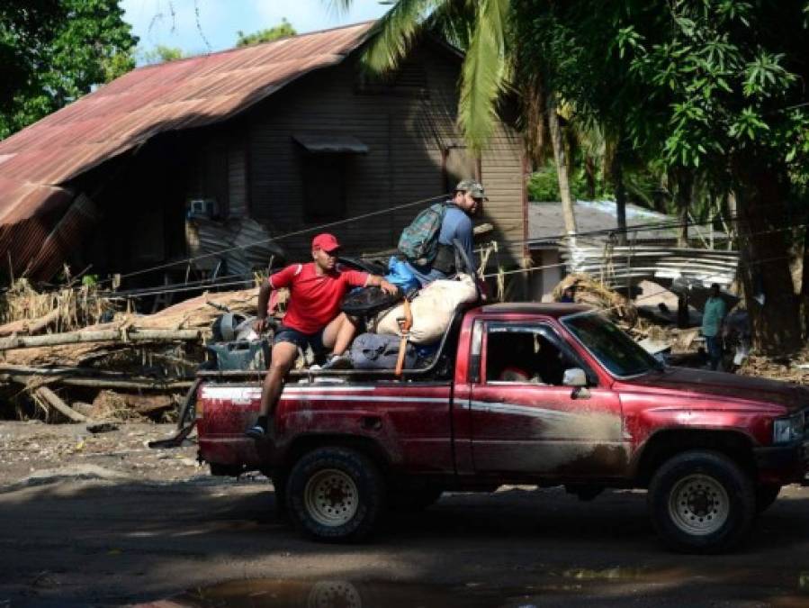 Evacuación de pobladores de El Progreso, Yoro, ante amenaza de Iota (Fotos)