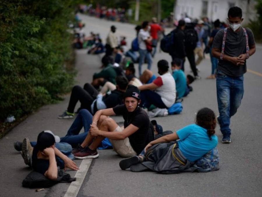 Las 20 fotos más impactantes de la caravana migrante