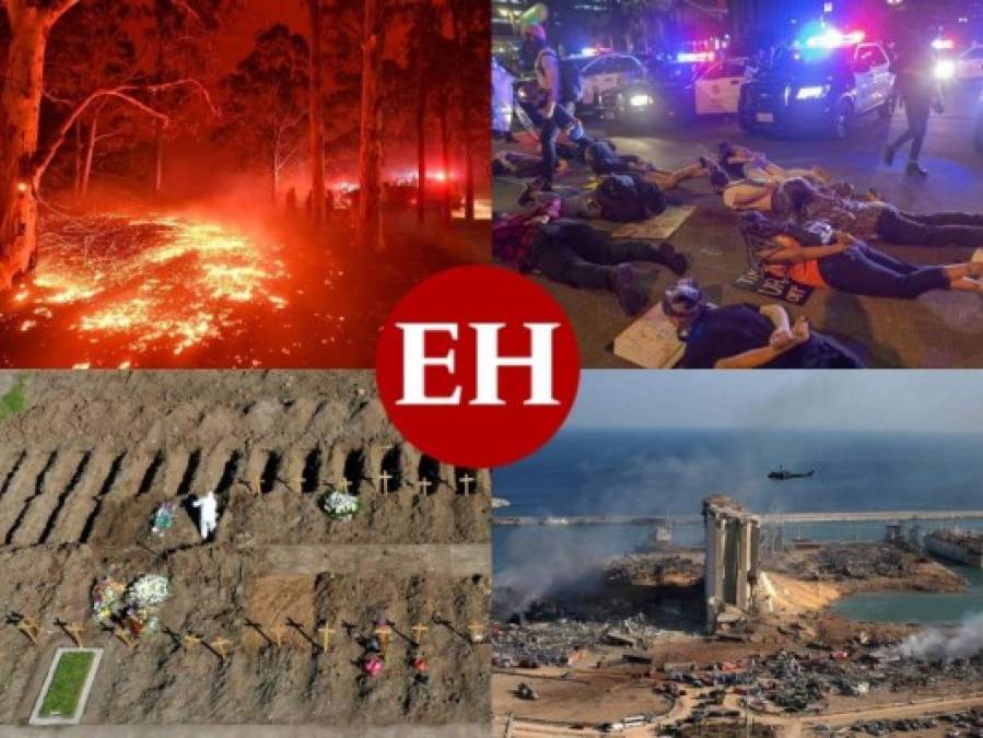 Enfermedades, incendios y muerte de personalidades: el catastrófico 2020 en imágenes