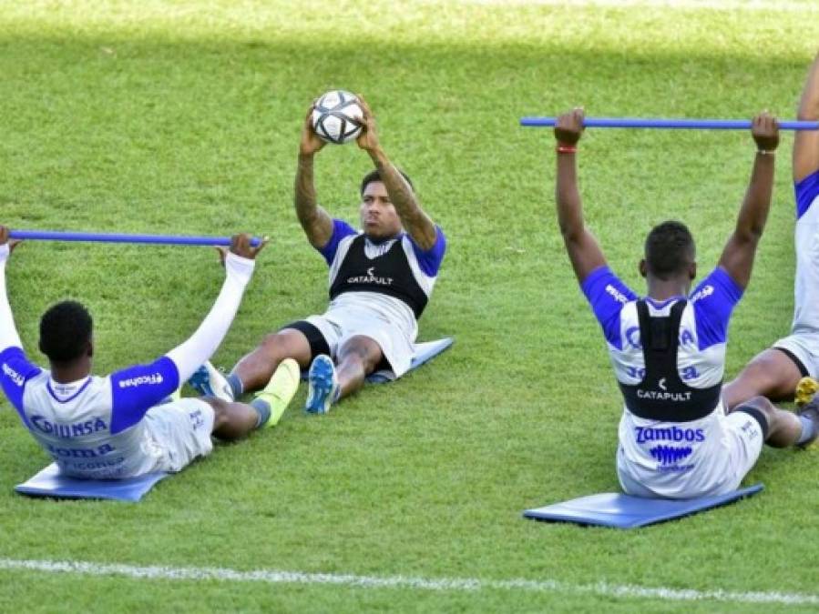 Selección de Honduras afinó detalles en último entrenamiento previo a partir a EEUU para enfrentar a Ecuador  