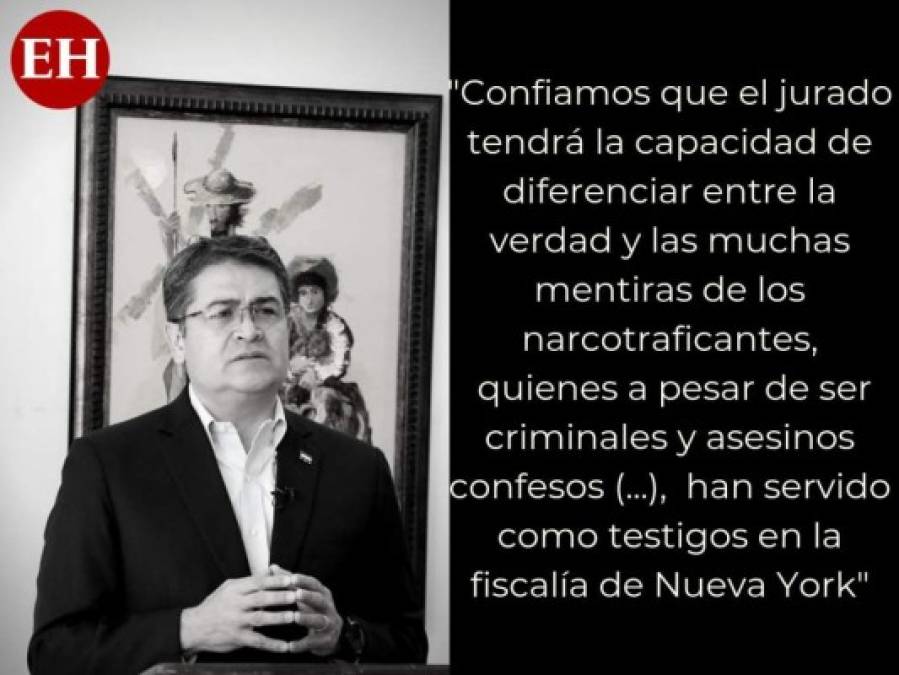 Las frases de JOH en el décimo día de juicio contra su hermano Tony