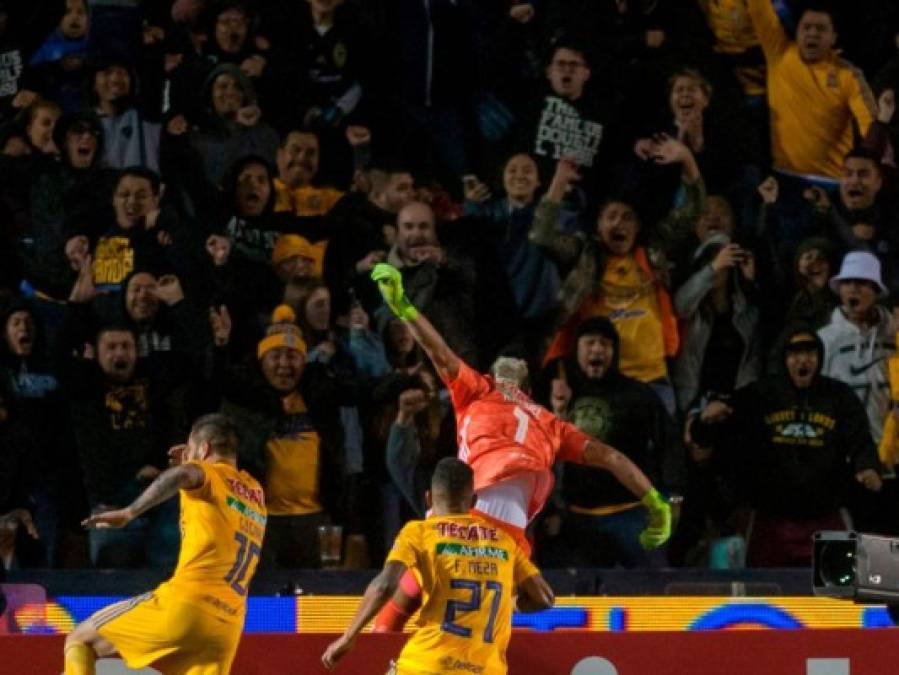 FOTOS: La eufórica celebración de Nahuel Guzmán tras salvar a Tigres