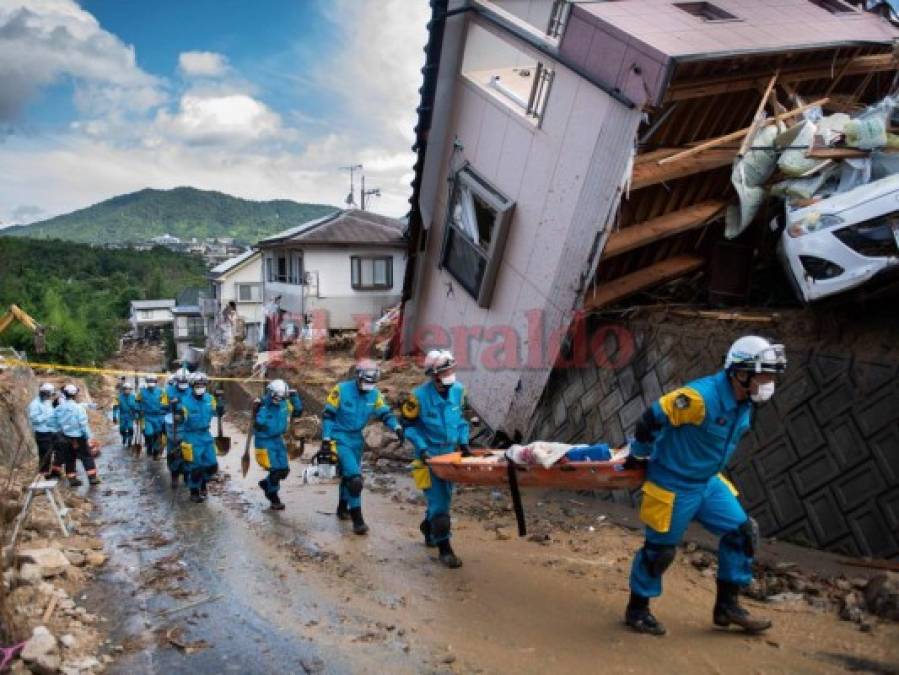 Así quedó Japón tras la devastación por las lluvias que azotaron el país