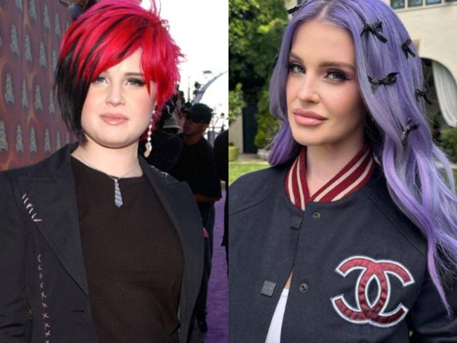 Antes y después: el radical cambio físico de Kelly Osbourne