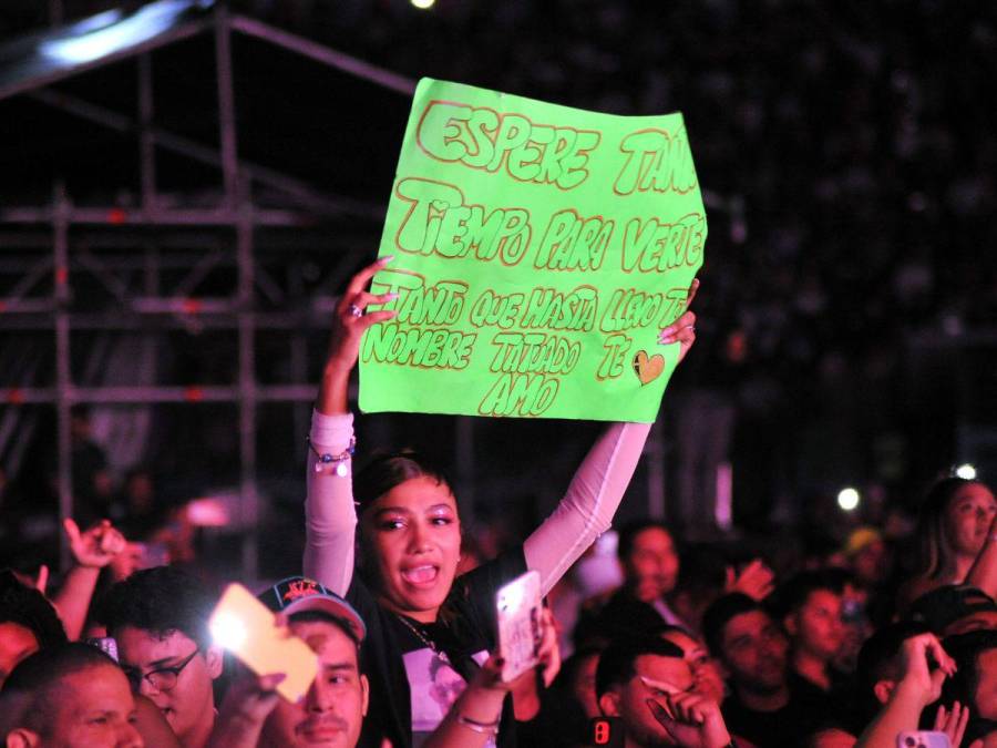 Myke Towers en Honduras: las mejores imágenes que dejó el concierto