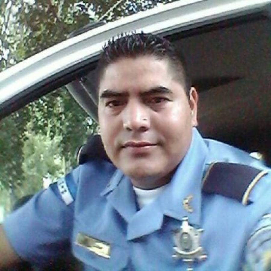 Foto en vida del policía Olman Galindo.