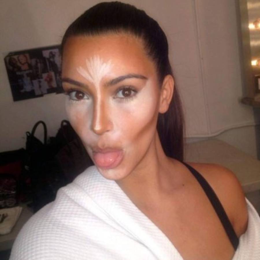 Kim Kardashian decidió empezar el mes de febrero al natural.