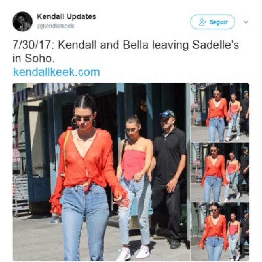 Kendall Jenner salió a la calle sin ropa interior y causó gran alboroto