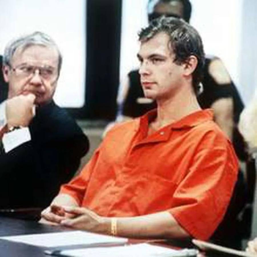 Jeffrey Dahmer mientras era interrogado en 1991.