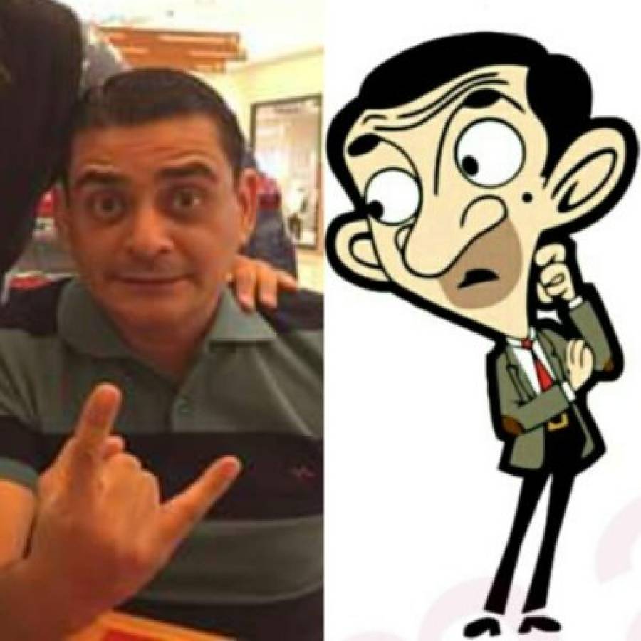 Caricaturas idénticas a famosos personajes hondureños