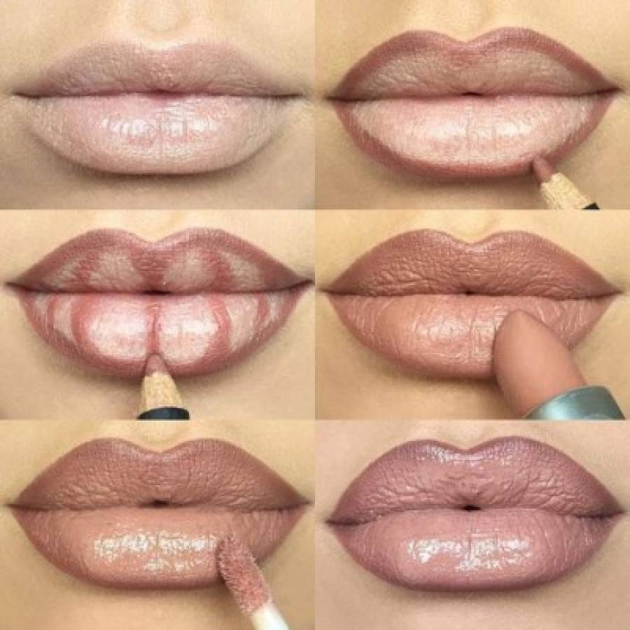 Consiga nude lips perfectos