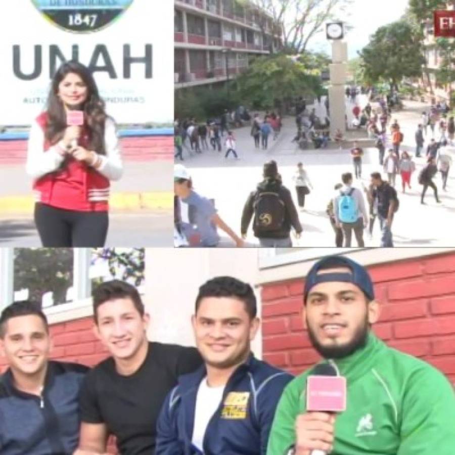 Estudiantes de la UNAH envían saludos a sus compatriotas en el extranjero
