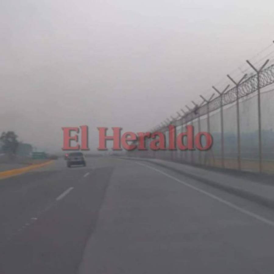 Densa capa de humo cubre Tegucigalpa; componentes tóxicos dañan la salud
