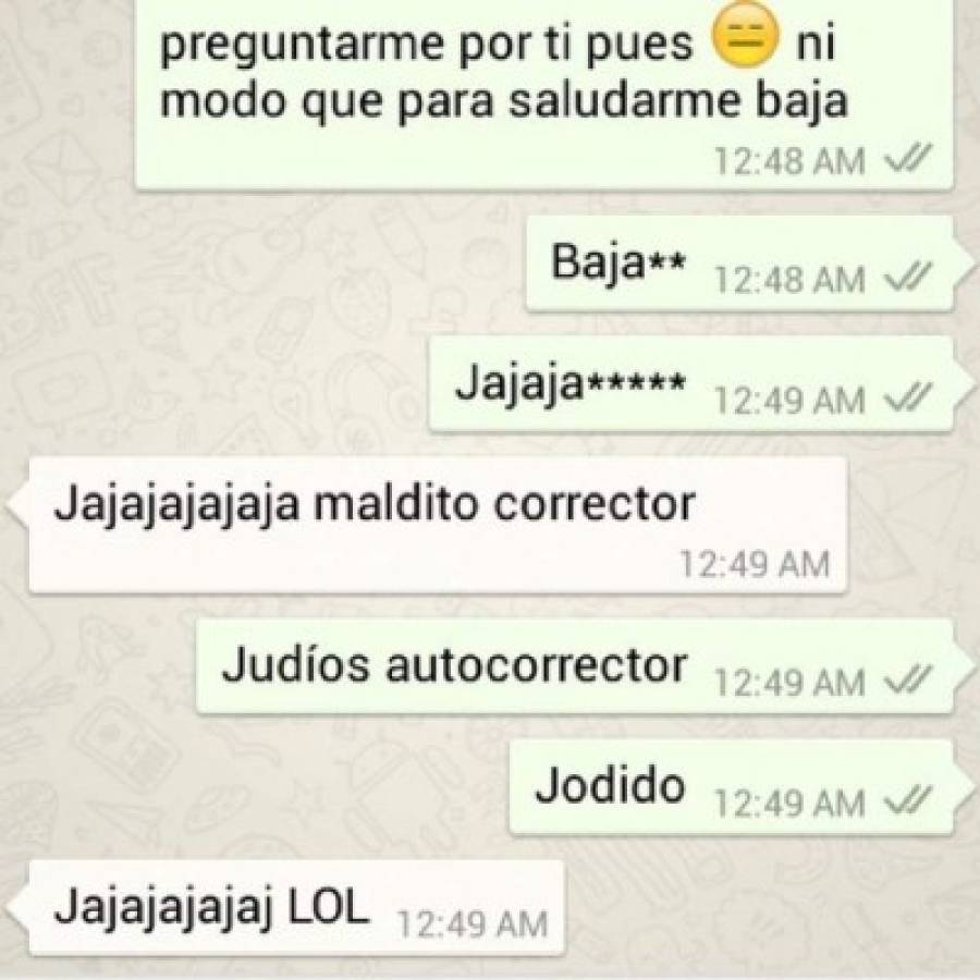 Mensajes en WhatsApp