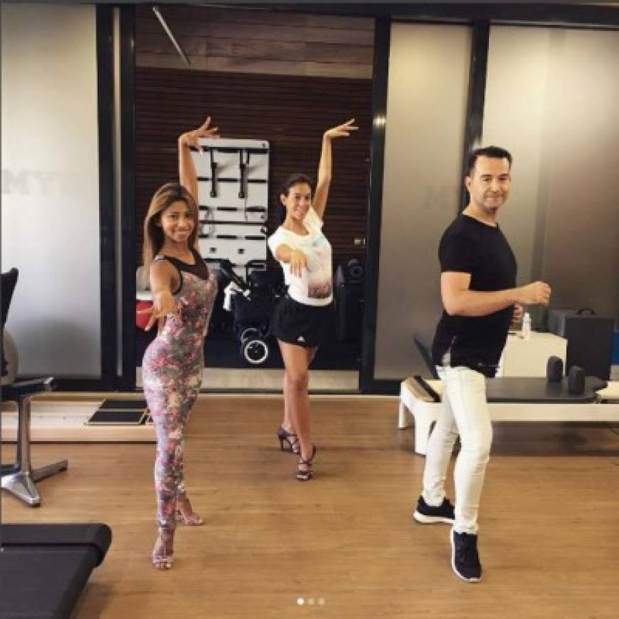 Basi y Deisy, profesores de baile de Georgina, habrían cometido el error. Foto: Instagram