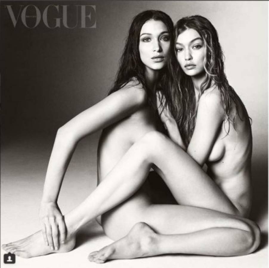 Bella y Gigi Hadid posan sin ropa para Vogue y provocan polémica