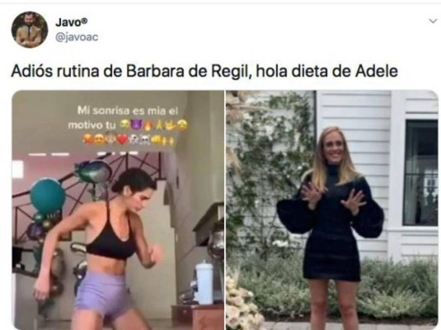 Adele causa furor por pérdida de peso y las redes se inundan de memes