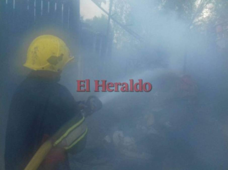 Las imágenes que dejó el incendio en los mercados de Comayagüela