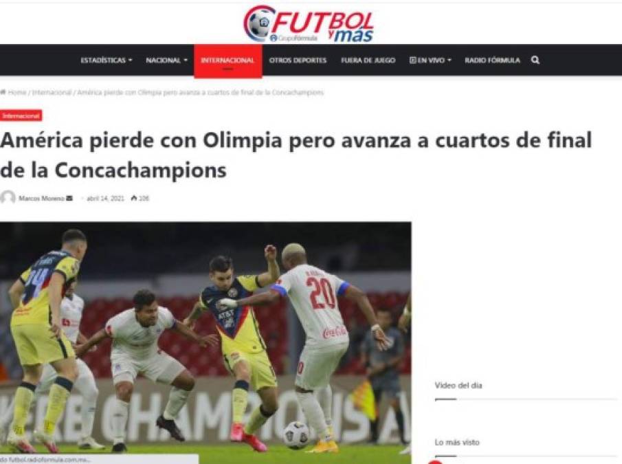 Juego sucio y violento: Esto dice la prensa internacional sobre el juego de Olimpia ante el América