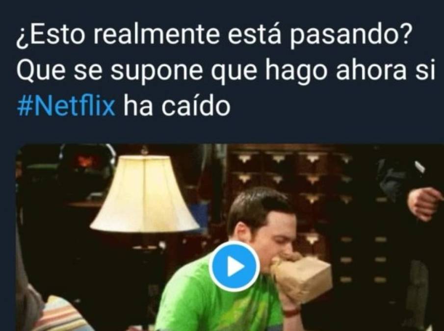 Caída mundial de Netflix: Usuarios se burlan con memes