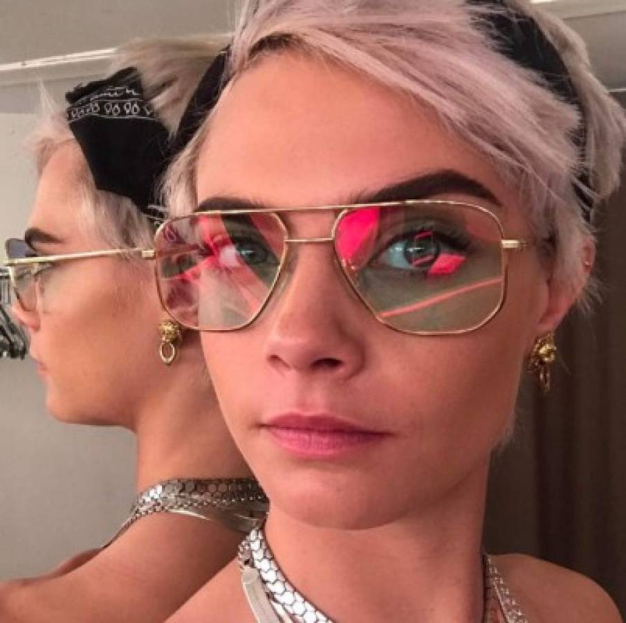 Así se ve ahora la actriz. Foto Instagram @caradelevingne