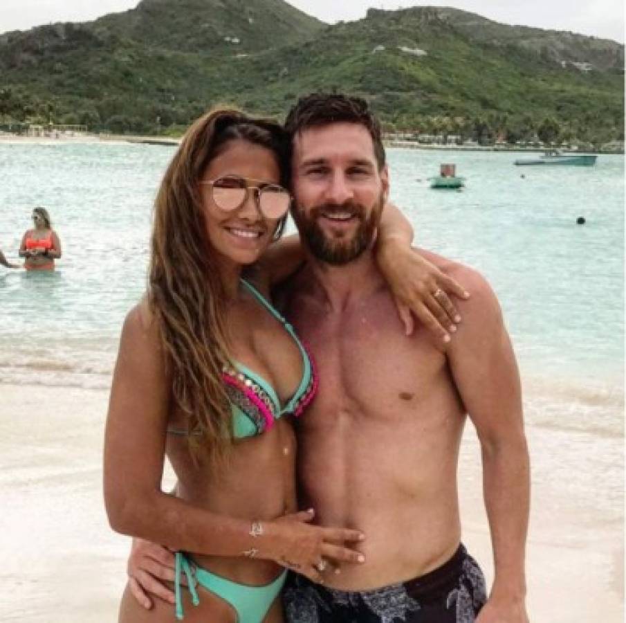 Antonella Rocuzzo publica romántica foto con Leo Messi en su luna de miel