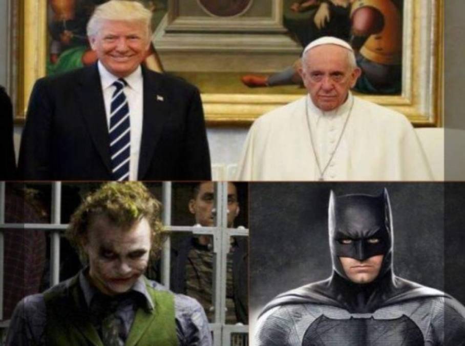 Los chistosos memes que dejó el encuentro entre Trump y el papa Francisco