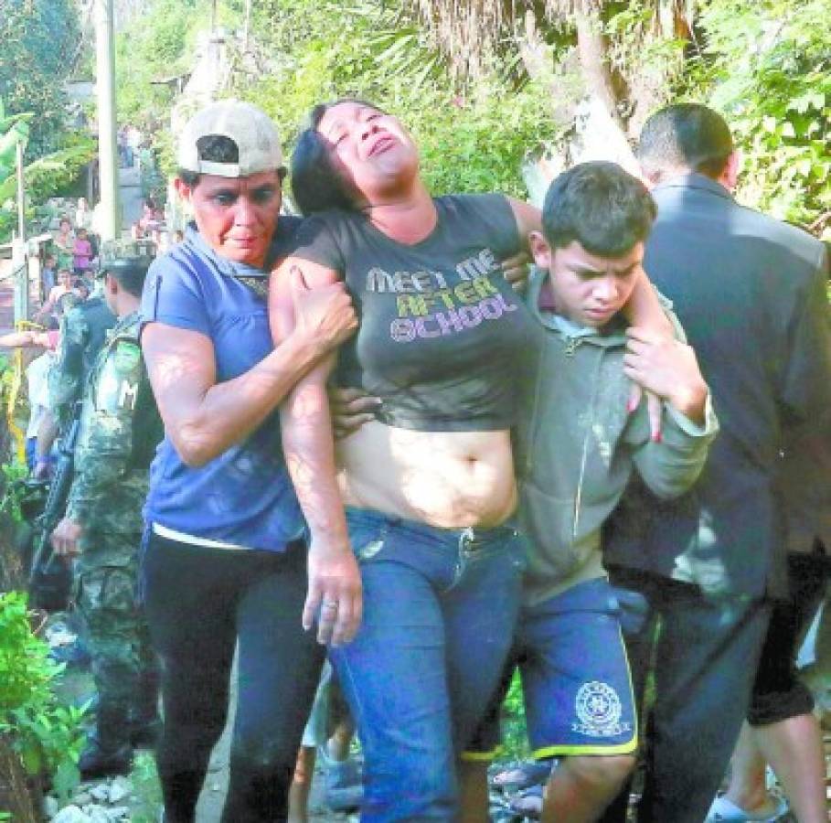 '¡Me duele, ayúdennos!”, pedía víctima de masacre en la capital de Honduras