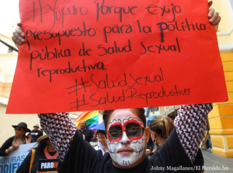 Día Internacional de la Mujer en Tegucigalpa